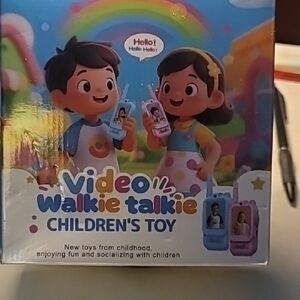 Colorful Blue Video Walkie Talkie for Kids